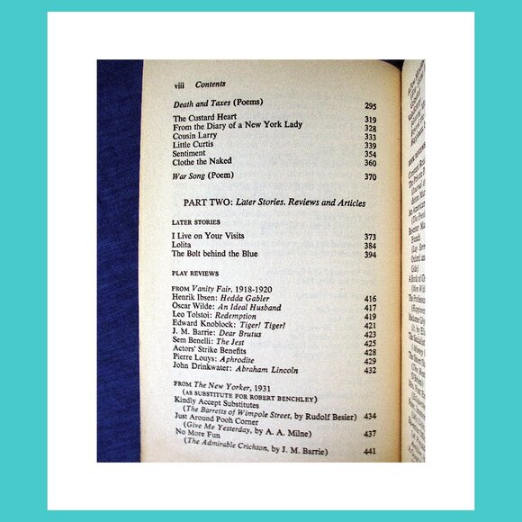 Book: The Portable Dorothy Parker, Vintage, Intro by Brendan Gill - Picture 6 of 13